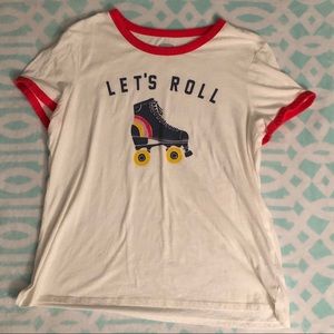 ‘Let’s Roll’ Retro Style Tee